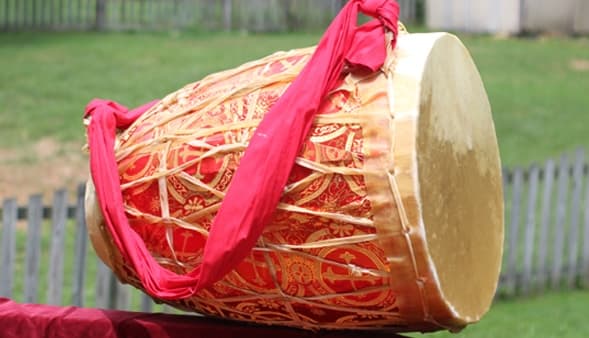 Peaceful landscape at sunrise